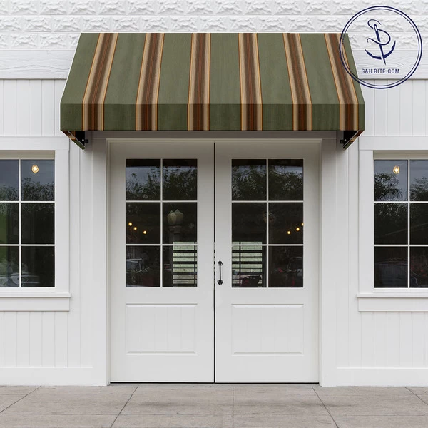 Sunbrella® Awning Stripe 4949-0000 Forest Vintage Bar 46" Fabric 5 Sunbrella® Awning Stripe 4949-0000 Forest Vintage Bar 46" Fabric - Image 5