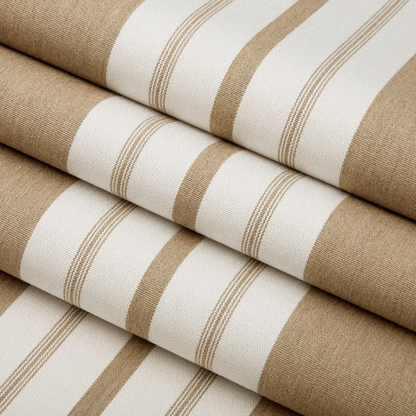 Sunbrella® Awning Stripe 4954-0000 Heather Beige Classic 46" Fabric 2 Sunbrella® Awning Stripe 4954-0000 Heather Beige Classic 46" Fabric - Image 2