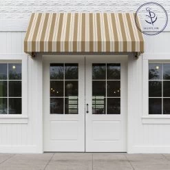 Sunbrella® Awning Stripe 4954-0000 Heather Beige Classic 46" Fabric 10 Sunbrella® Awning Stripe 4954-0000 Heather Beige Classic 46" Fabric -Textile Store Sunbrella 4954 0000 Heather Beige Classic 46 Signature Series Awning Stripe 707