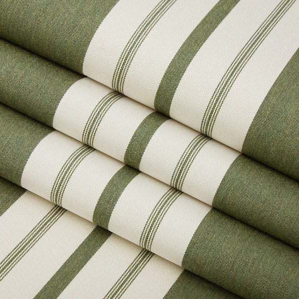 Sunbrella® Awning Stripe 4955-0000 Fern Classic 46" Fabric 2 Sunbrella® Awning Stripe 4955-0000 Fern Classic 46" Fabric - Image 2