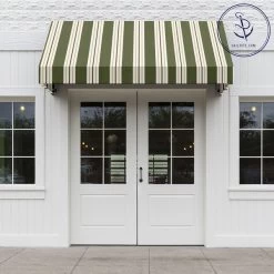 Sunbrella® Awning Stripe 4955-0000 Fern Classic 46" Fabric 9 Sunbrella® Awning Stripe 4955-0000 Fern Classic 46" Fabric -Textile Store Sunbrella 4955 0000 Fern Classic Stripe 46 Signature Series Awning Stripe 72