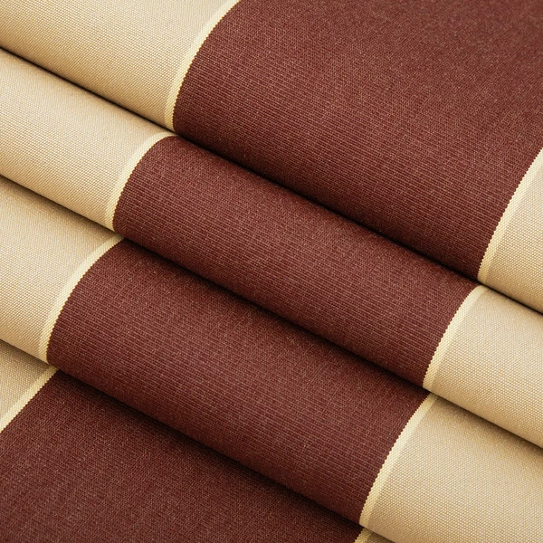 Sunbrella® Awning Stripe 4985-0000 Havelock Brick 46" Fabric 2 Sunbrella® Awning Stripe 4985-0000 Havelock Brick 46" Fabric - Image 2