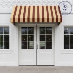 Sunbrella® Awning Stripe 4985-0000 Havelock Brick 46" Fabric 10 Sunbrella® Awning Stripe 4985-0000 Havelock Brick 46" Fabric -Textile Store Sunbrella 4985 0000 Havelock Brick 46 Signature Series Awning Stripe 707