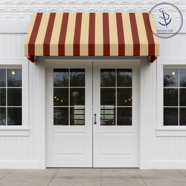 Sunbrella® Awning Stripe 4985-0000 Havelock Brick 46" Fabric 6 Sunbrella® Awning Stripe 4985-0000 Havelock Brick 46" Fabric - Image 6