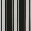 Sunbrella® Awning Stripe 4989-0000 Hatteras Raven 46" Fabric