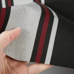 Sunbrella® Awning Stripe 4989-0000 Hatteras Raven 46" Fabric -Textile Store Sunbrella 4989 0000 Hatteras Raven Stripe 46 Signature Series Awning Stripe 4