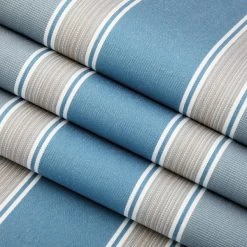Textile Store -Textile Store Sunbrella 4992 0000 Baycrest Sky Awning Stripe 46 2