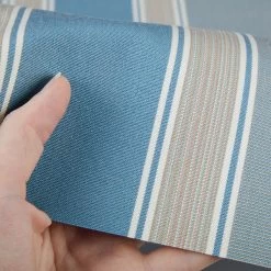 Sunbrella® Awning Stripe 4992-0000 Baycrest Sky 46" Fabric -Textile Store Sunbrella 4992 0000 Baycrest Sky Awning Stripe 46 4