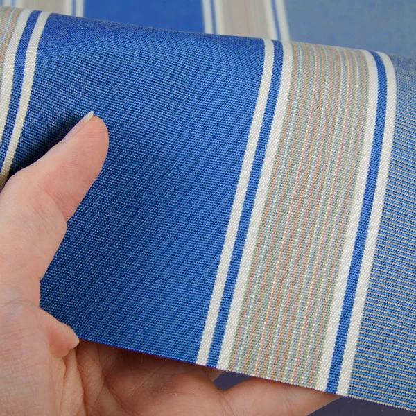 Sunbrella® Awning Stripe 4993-0000 Baycrest Pacific 46" Fabric 4 Sunbrella® Awning Stripe 4993-0000 Baycrest Pacific 46" Fabric - Image 4