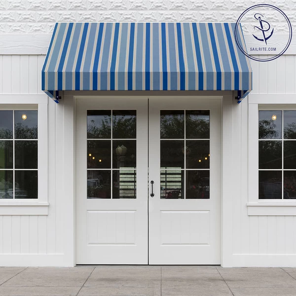 Sunbrella® Awning Stripe 4993-0000 Baycrest Pacific 46" Fabric 5 Sunbrella® Awning Stripe 4993-0000 Baycrest Pacific 46" Fabric - Image 5