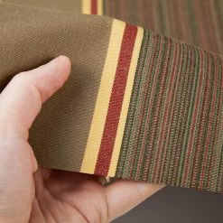 Sunbrella® Awning Stripe 4994-0000 Eastridge Cocoa 46" Fabric -Textile Store Sunbrella 4994 0000 Eastridge Cocoa 46 Signature Series Awning Stripe 4