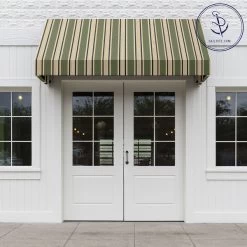 Sunbrella® Awning Stripe 4995-0000 Ashford Forest 46" Fabric -Textile Store Sunbrella 4995 0000 Ashford Forest 46 Signature Series Awning Stripe 707