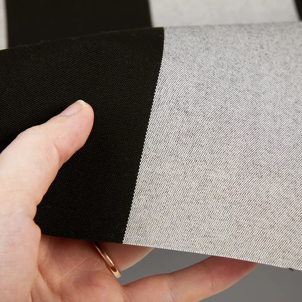 Sunbrella® Awning Stripe 5704-0000 Beaufort Black/White 6 Bar 46" Fabric 4 Sunbrella® Awning Stripe 5704-0000 Beaufort Black/White 6 Bar 46" Fabric - Image 4