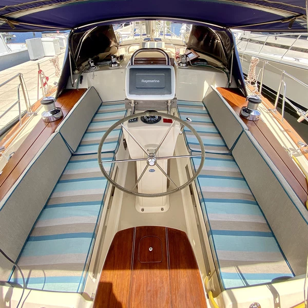 Sunbrella® 58039-0000 Gateway Mist 54" Upholstery Fabric 6 Sunbrella® 58039-0000 Gateway Mist 54" Upholstery Fabric - Image 6