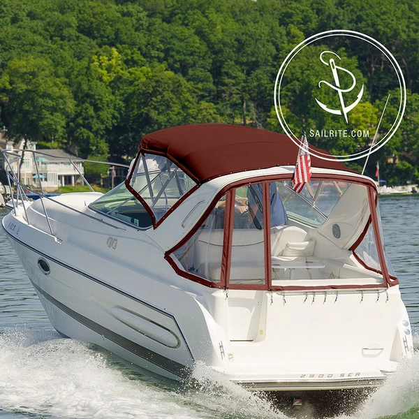 Sunbrella® Marine Grade 6006-0000 Dubonnet Tweed 60" Fabric 6 Sunbrella® Marine Grade 6006-0000 Dubonnet Tweed 60" Fabric - Image 6