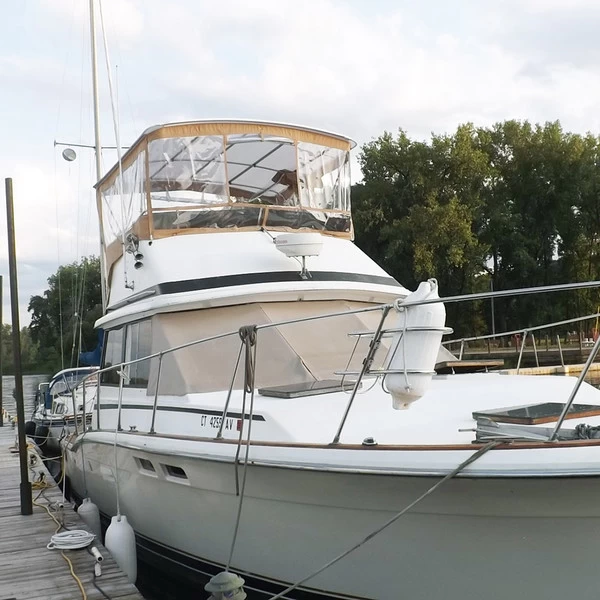 Sunbrella® Marine Grade 6028-0000 Toast 60" Fabric 4 Sunbrella® Marine Grade 6028-0000 Toast 60" Fabric - Image 4