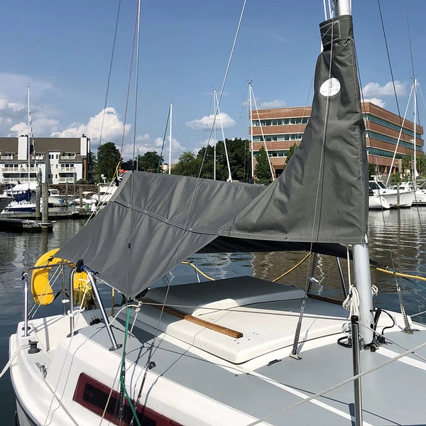 Sunbrella® Marine Grade 6044-0000 Charcoal Grey 60" Fabric 4 Sunbrella® Marine Grade 6044-0000 Charcoal Grey 60" Fabric - Image 4