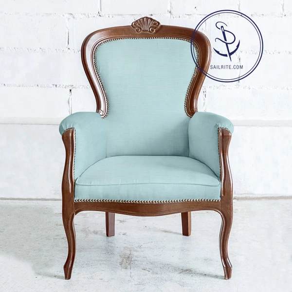 Sunbrella® 8067-0000 Dupione Celeste 54" Upholstery Fabric 6 Sunbrella® 8067-0000 Dupione Celeste 54" Upholstery Fabric - Image 6