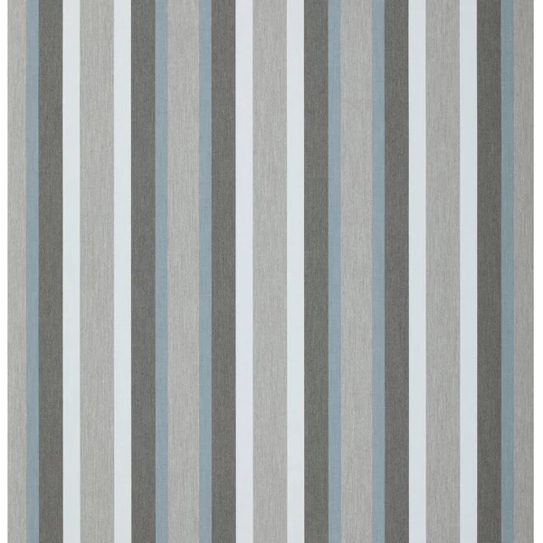 Sunbrella® Awning Stripe 4704-0000 Marco Blue Grey 46" Fabric 3 Sunbrella® Awning Stripe 4704-0000 Marco Blue Grey 46" Fabric - Image 3