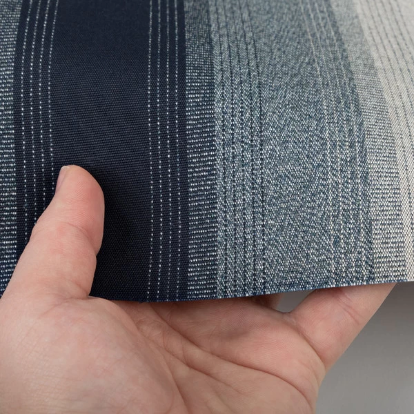 Sunbrella® Awning Stripe 4710-0000 Boone Navy 46" Fabric 4 Sunbrella® Awning Stripe 4710-0000 Boone Navy 46" Fabric - Image 4