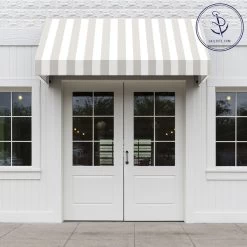 Sunbrella® Awning Stripe 4752-0000 Beaufort Cloud 46" Fabric -Textile Store Sunbrella Awning Stripe 4752 0000 Beaufort Cloud 46 Fabric 707