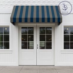 Sunbrella® Awning Stripe 4771-0000 Beaufort Peacock 46" Fabric -Textile Store Sunbrella Awning Stripe 4771 0000 Beaufort Peacock 46 Fabric 707