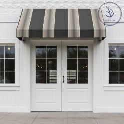 Sunbrella® Awning Stripe 4836-0000 Tillman Shale 46" Fabric -Textile Store Sunbrella Awning Stripe 4836 0000 Tillman Shale 46 Fabric 72