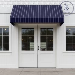 Sunbrella® Awning Stripe 4987-0000 Cooper Navy 46" Fabric 11 Sunbrella® Awning Stripe 4987-0000 Cooper Navy 46" Fabric -Textile Store Sunbrella Cooper Navy 46 72