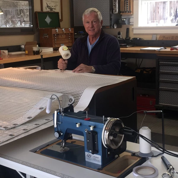 Trampoline Mesh Super 30oz White 71" 6 Trampoline Mesh Super 30oz White 71" - Image 6